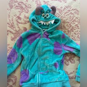Used kids Disney Parks Sully zip up hoodies size XL